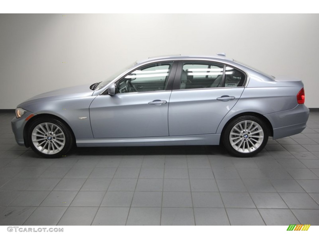 2011 3 Series 335i Sedan - Blue Water Metallic / Gray Dakota Leather photo #2