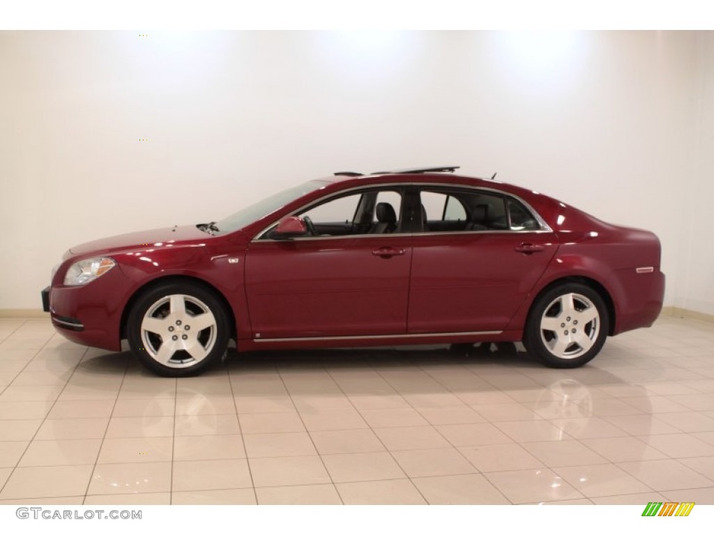 Red Jewel Tint Coat 2008 Chevrolet Malibu LT Sedan Exterior Photo #74120352