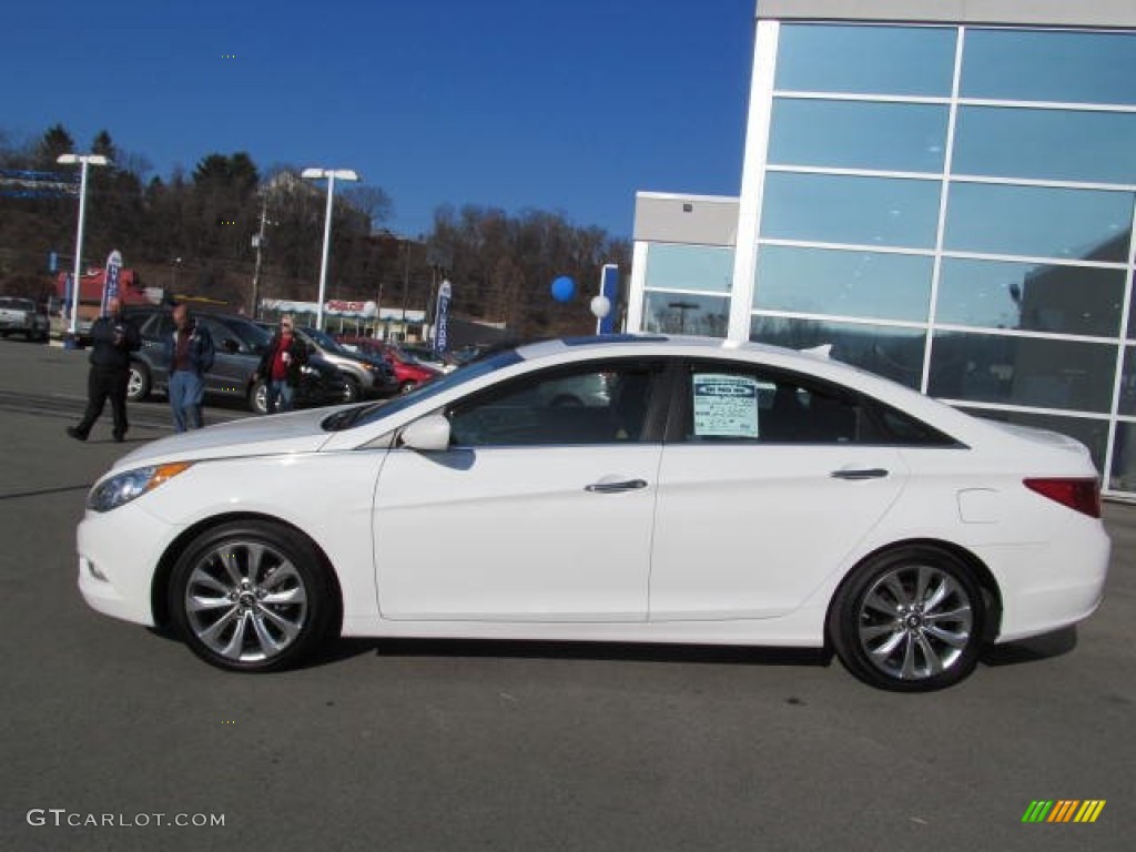 Shimmering White 2011 Hyundai Sonata SE 2.0T Exterior Photo #74120587