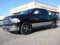 2011 Brilliant Black Crystal Pearl Dodge Ram 1500 Laramie Crew Cab 4x4  photo #2