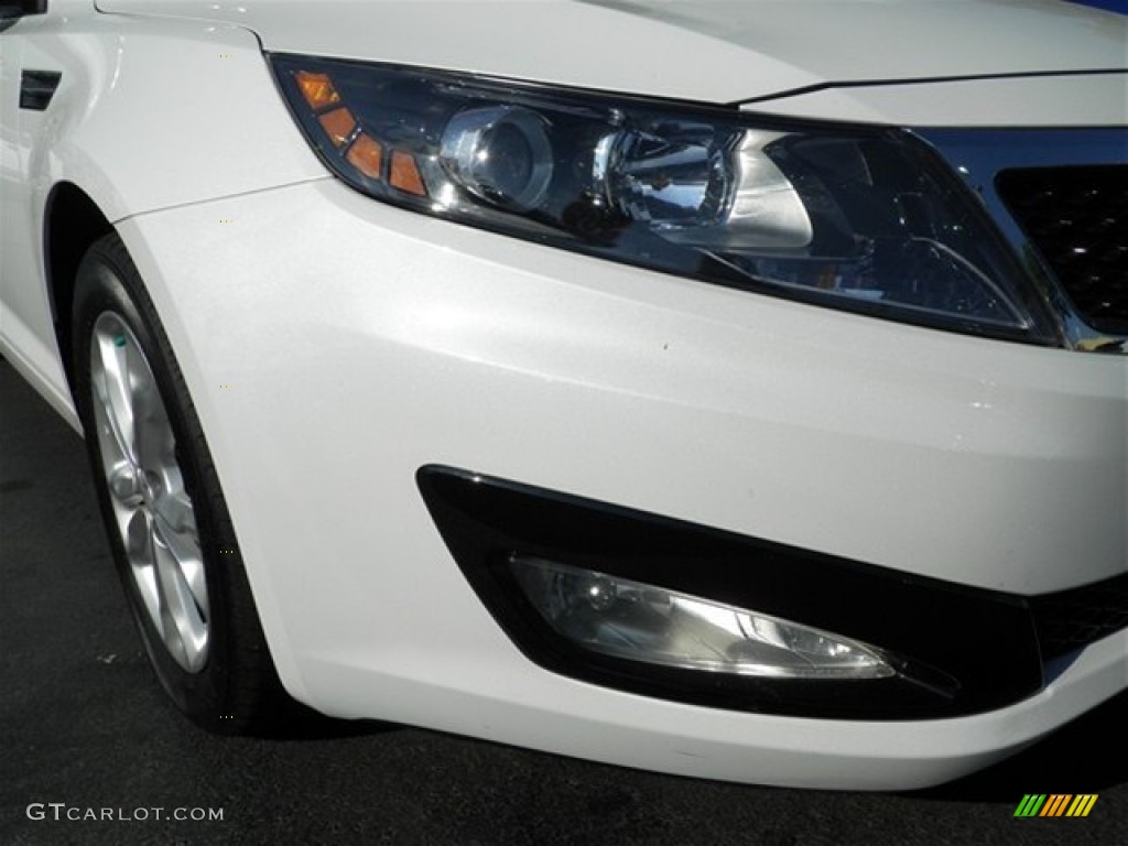 2012 Optima EX - Snow White Pearl / Gray photo #2