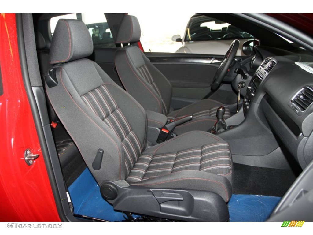 Interlagos Plaid Cloth Interior 2013 Volkswagen GTI 2 Door Photo #74121524