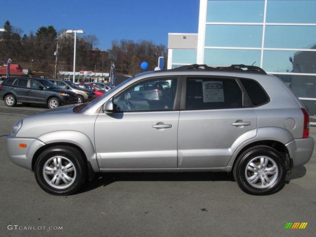 Platinum Metallic 2007 Hyundai Tucson Limited 4WD Exterior Photo #74121622