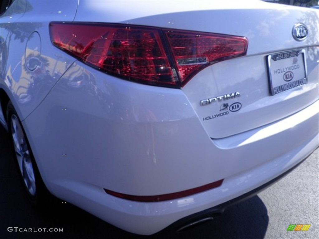 2012 Optima EX - Snow White Pearl / Gray photo #13