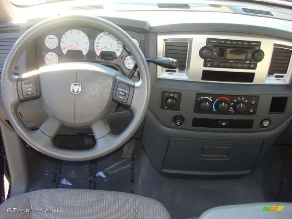 2008 Ram 1500 Big Horn Edition Quad Cab 4x4 - Patriot Blue Pearl / Medium Slate Gray photo #10