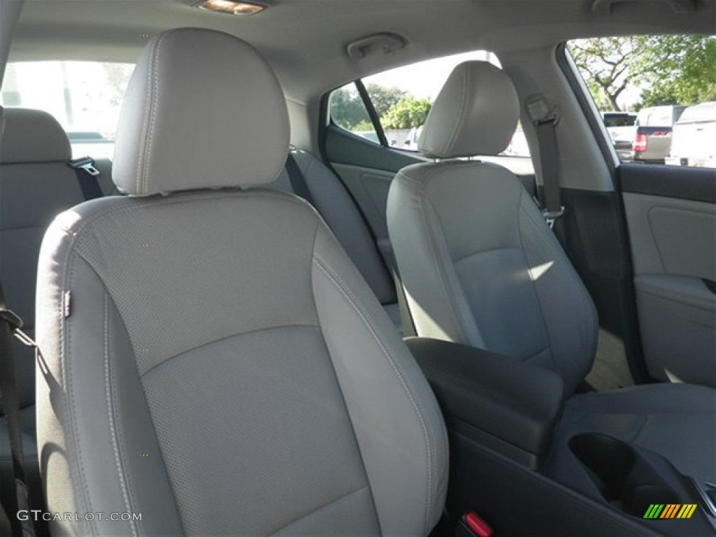 2012 Optima EX - Snow White Pearl / Gray photo #23