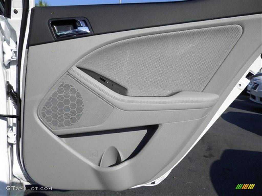 2012 Optima EX - Snow White Pearl / Gray photo #25