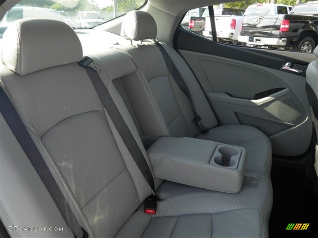 2012 Optima EX - Snow White Pearl / Gray photo #26