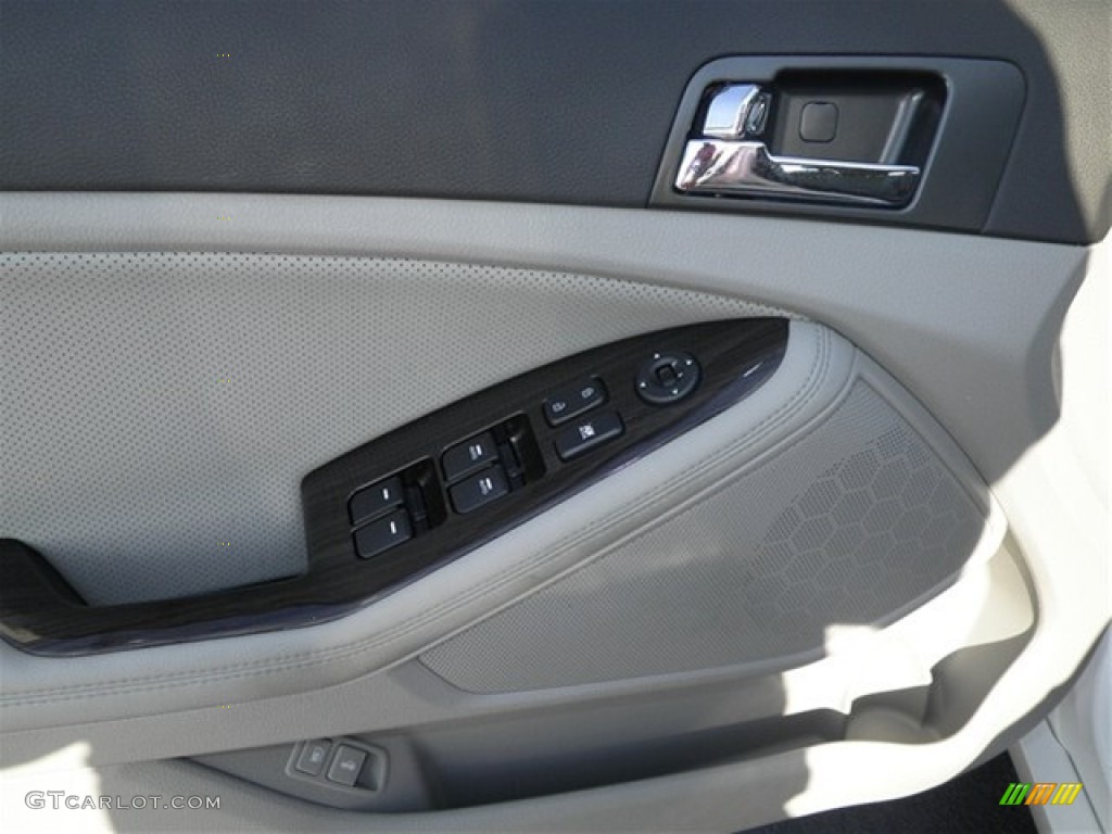 2012 Optima EX - Snow White Pearl / Gray photo #30