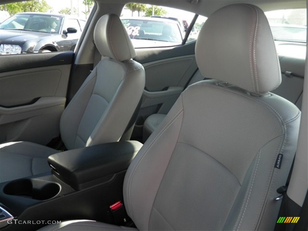 2012 Optima EX - Snow White Pearl / Gray photo #32