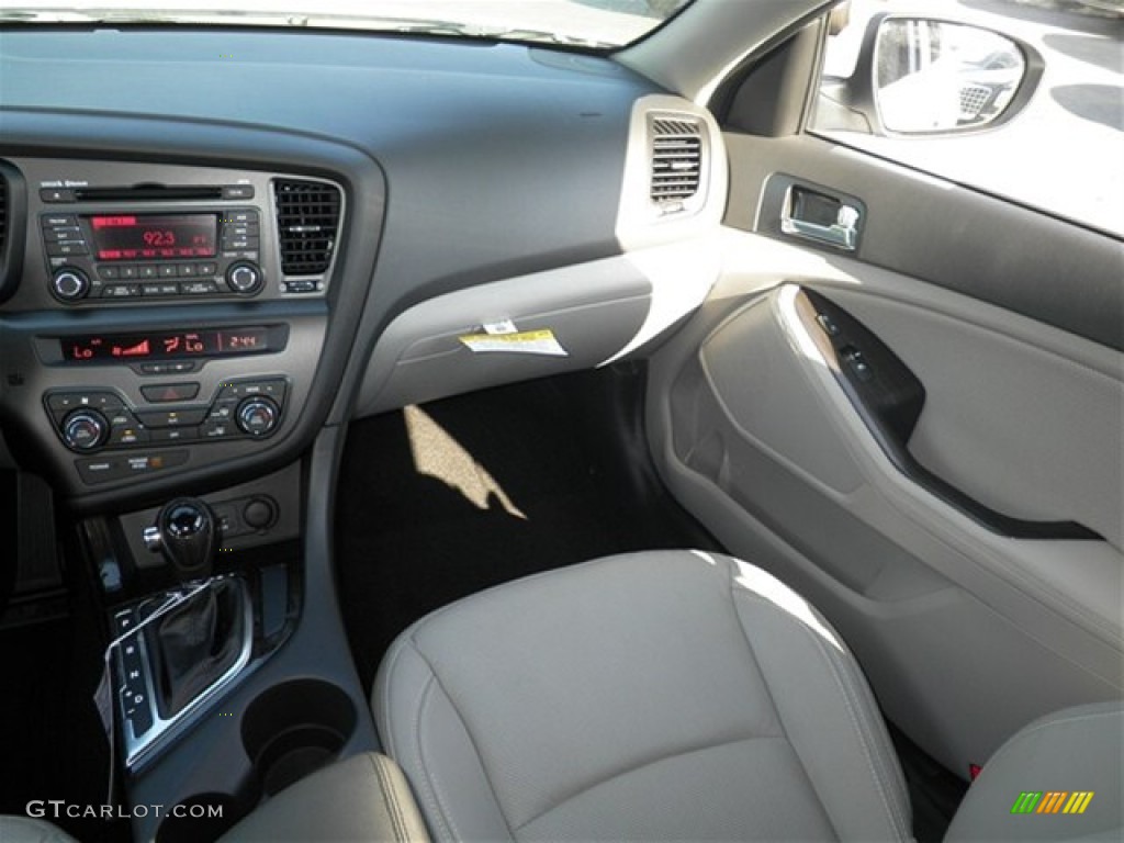 2012 Optima EX - Snow White Pearl / Gray photo #35