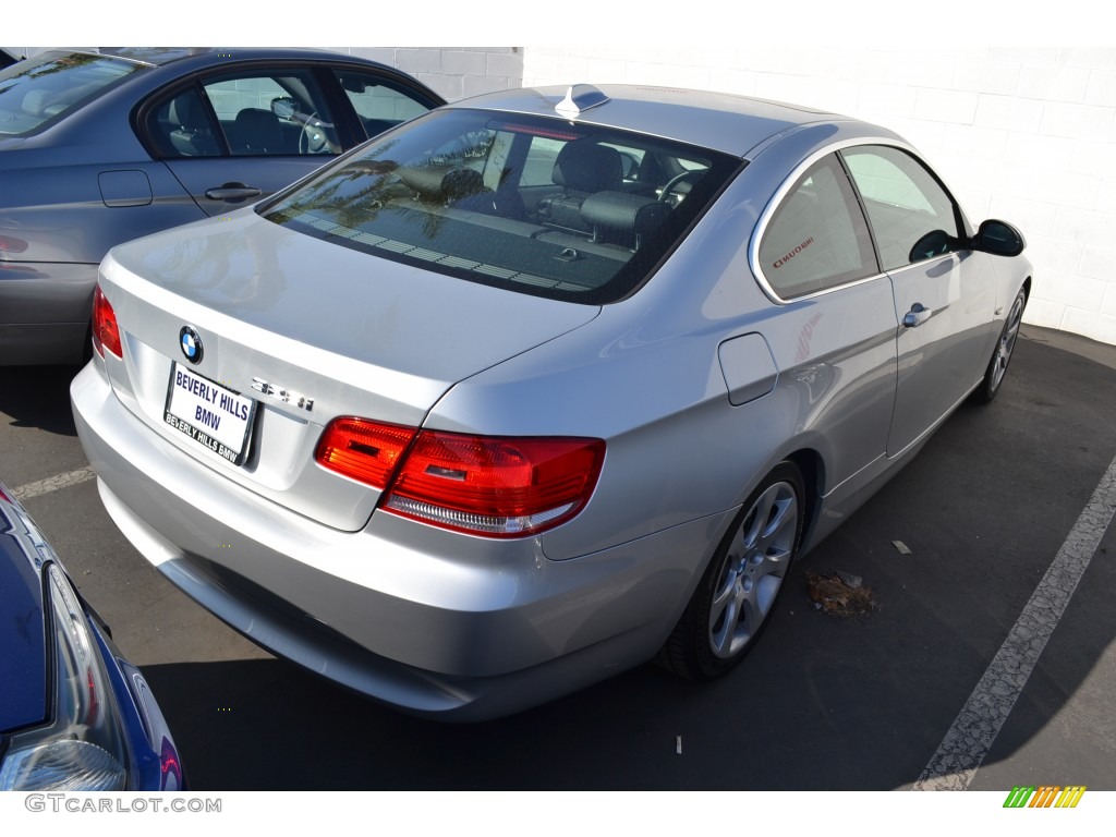 2009 3 Series 328i Coupe - Titanium Silver Metallic / Black photo #3