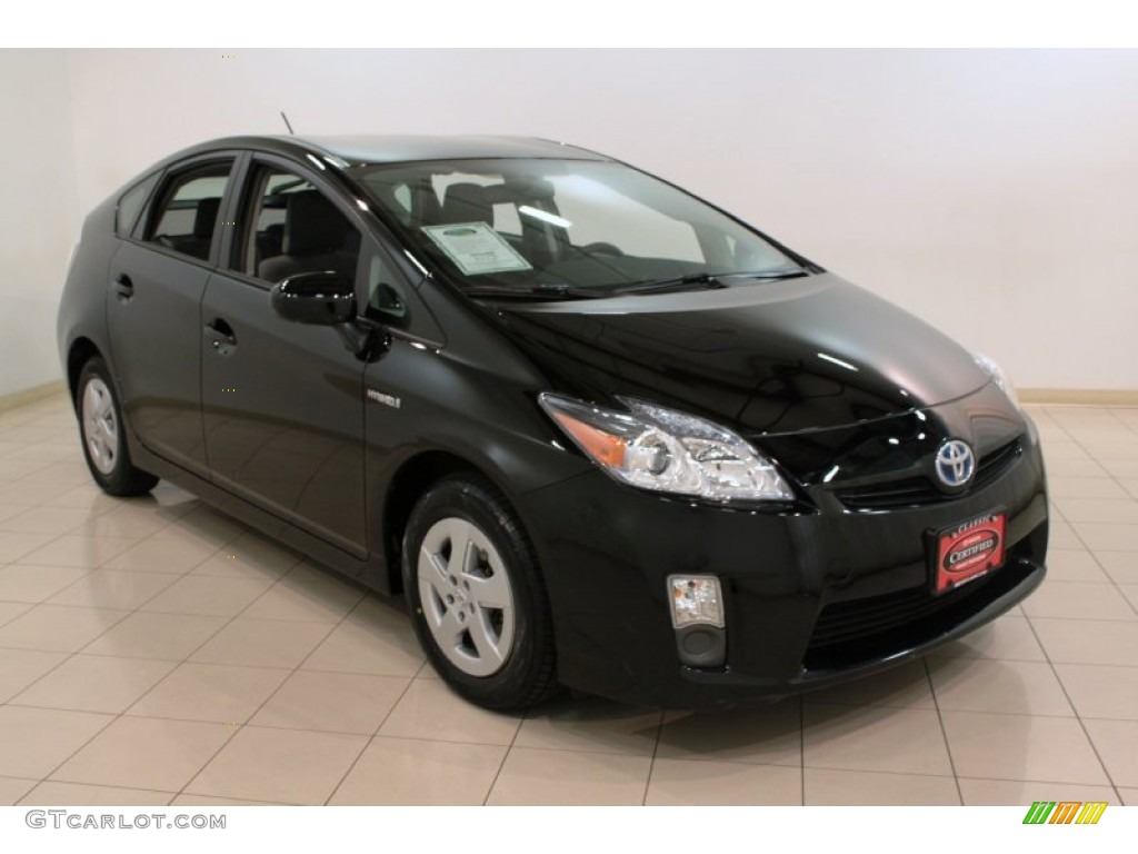 2010 Prius Hybrid III - Black / Dark Gray photo #1