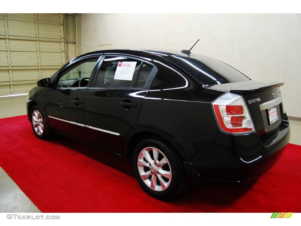 2011 Sentra 2.0 SL - Espresso Black / Beige photo #4