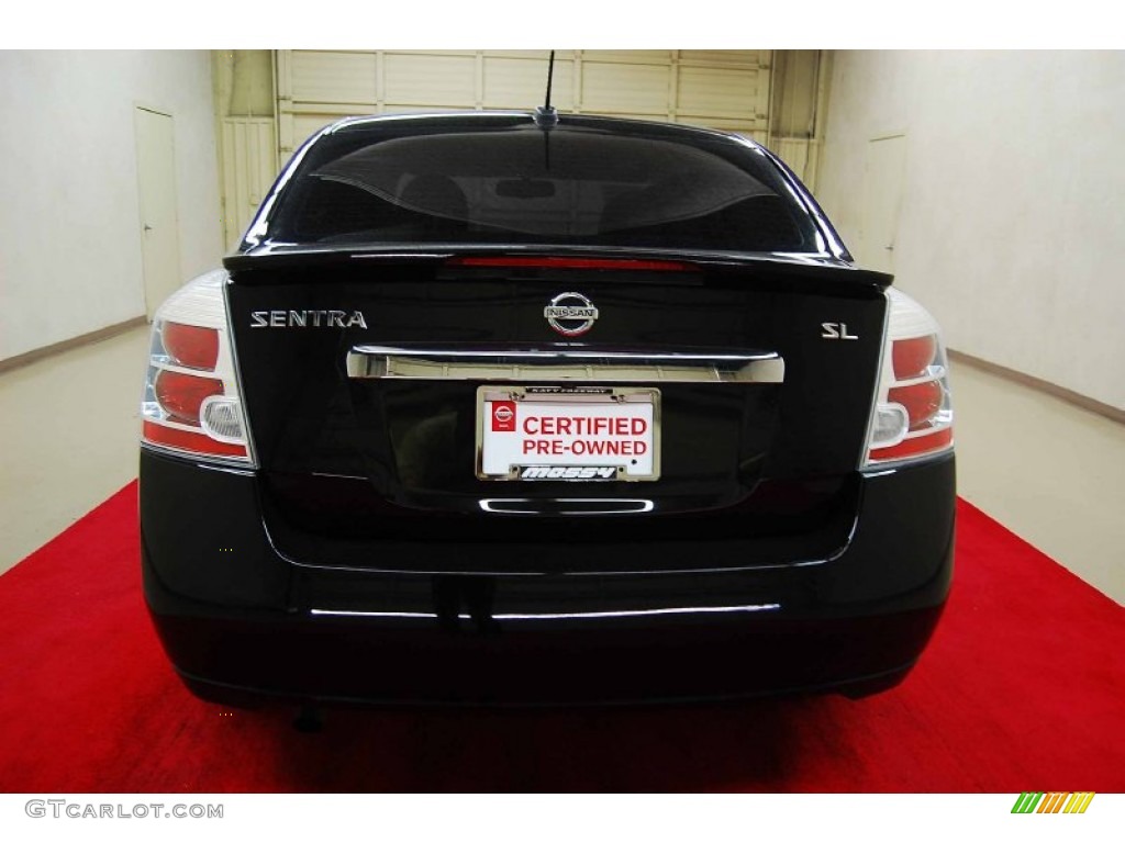 2011 Sentra 2.0 SL - Espresso Black / Beige photo #5