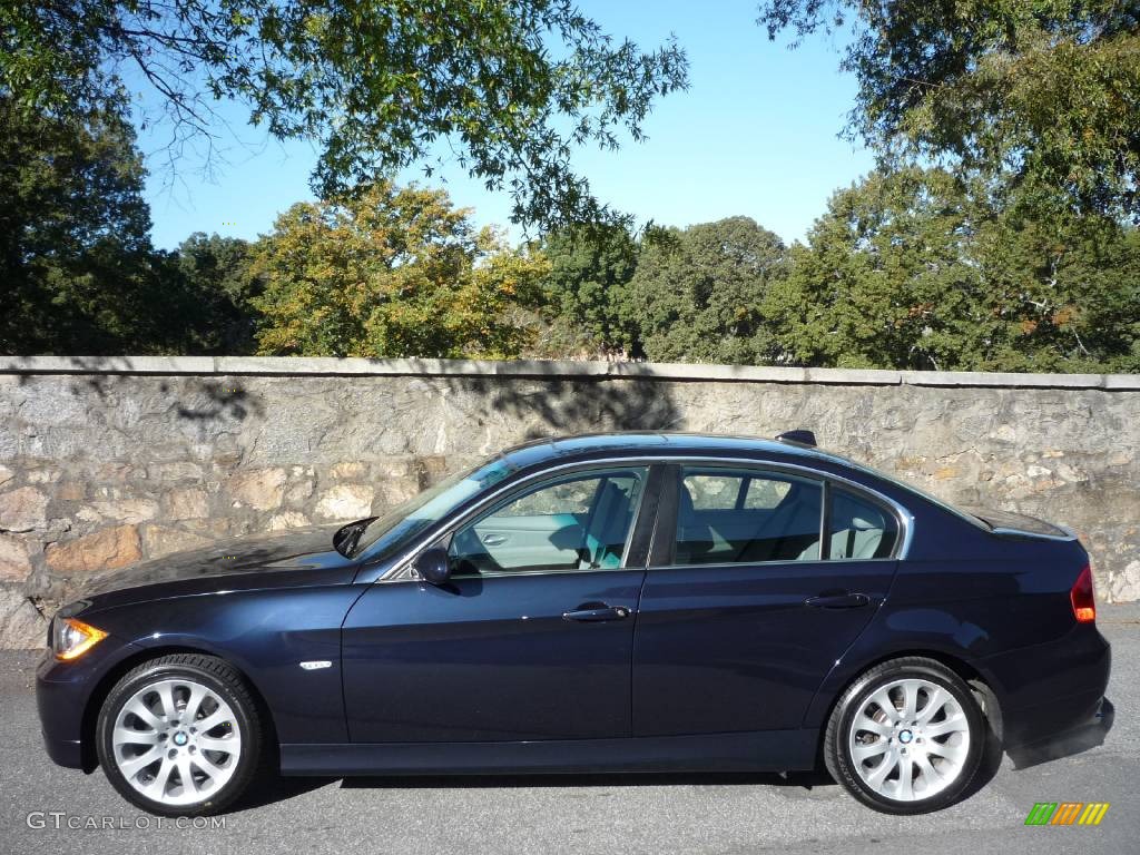 2006 3 Series 330i Sedan - Monaco Blue Metallic / Grey photo #11