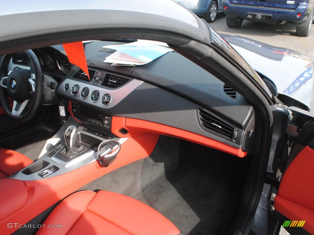 2009 Z4 sDrive35i Roadster - Space Gray Metallic / Coral Red Kansas Leather photo #3