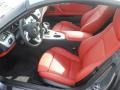 Coral Red Kansas Leather Front Seat Photo for 2009 BMW Z4 #74124115