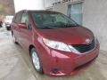 2013 Salsa Red Pearl Toyota Sienna LE  photo #7