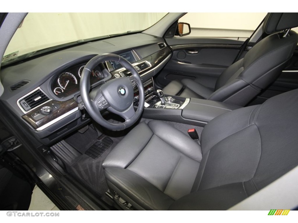 Black Interior 2010 BMW 5 Series 550i Gran Turismo Photo #74126866