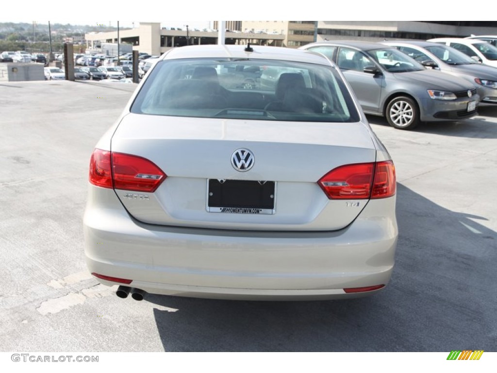 2013 Jetta TDI Sedan - Moonrock Silver Metallic / Titan Black photo #6