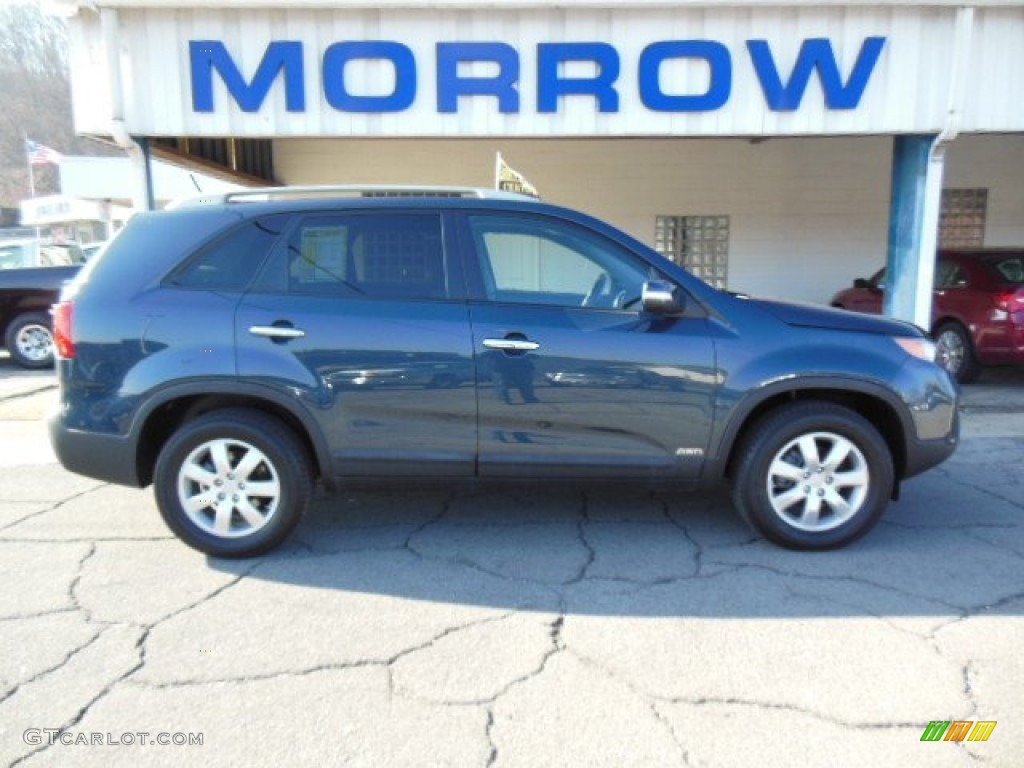 2011 Sorento LX V6 AWD - Pacific Blue / Gray photo #1