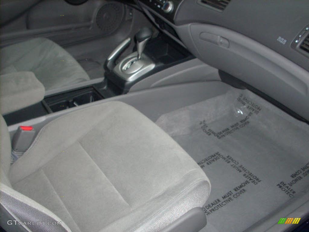 2007 Civic LX Sedan - Royal Blue Pearl / Gray photo #19