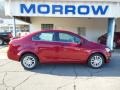 2013 Crystal Red Tintcoat Chevrolet Sonic LT Sedan  photo #1