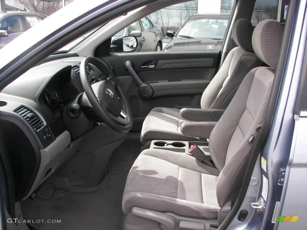 2008 CR-V EX 4WD - Glacier Blue Metallic / Gray photo #5
