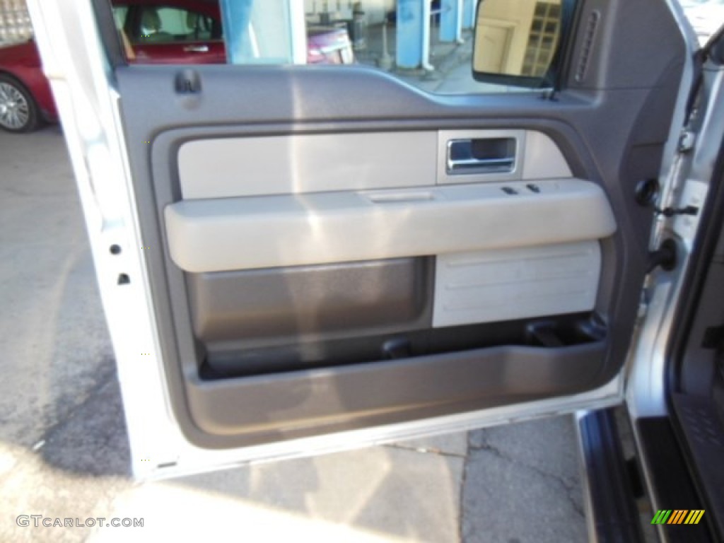 2010 F150 STX Regular Cab 4x4 - Ingot Silver Metallic / Medium Stone photo #12