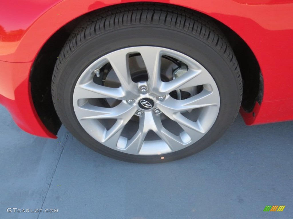 2013 Genesis Coupe 2.0T - Tsukuba Red / Black Cloth photo #10