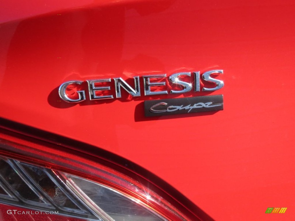 2013 Genesis Coupe 2.0T - Tsukuba Red / Black Cloth photo #13
