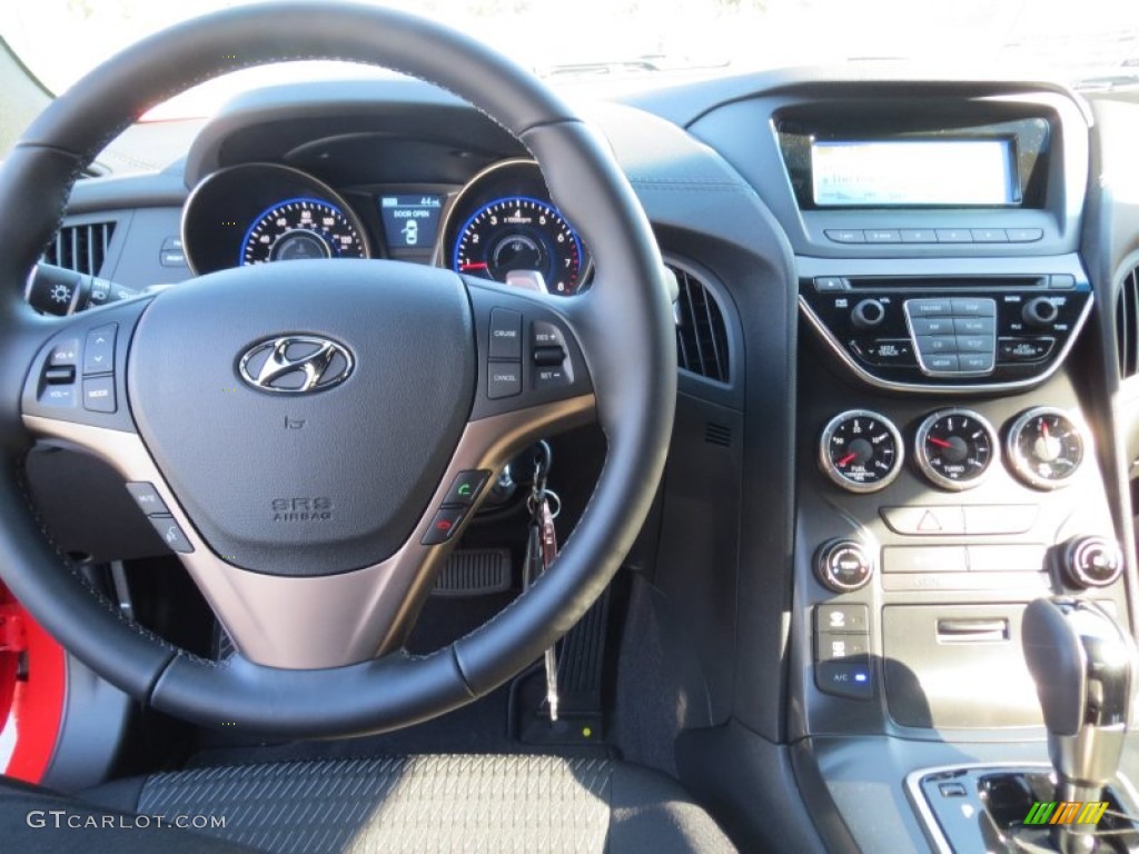 2013 Genesis Coupe 2.0T - Tsukuba Red / Black Cloth photo #22