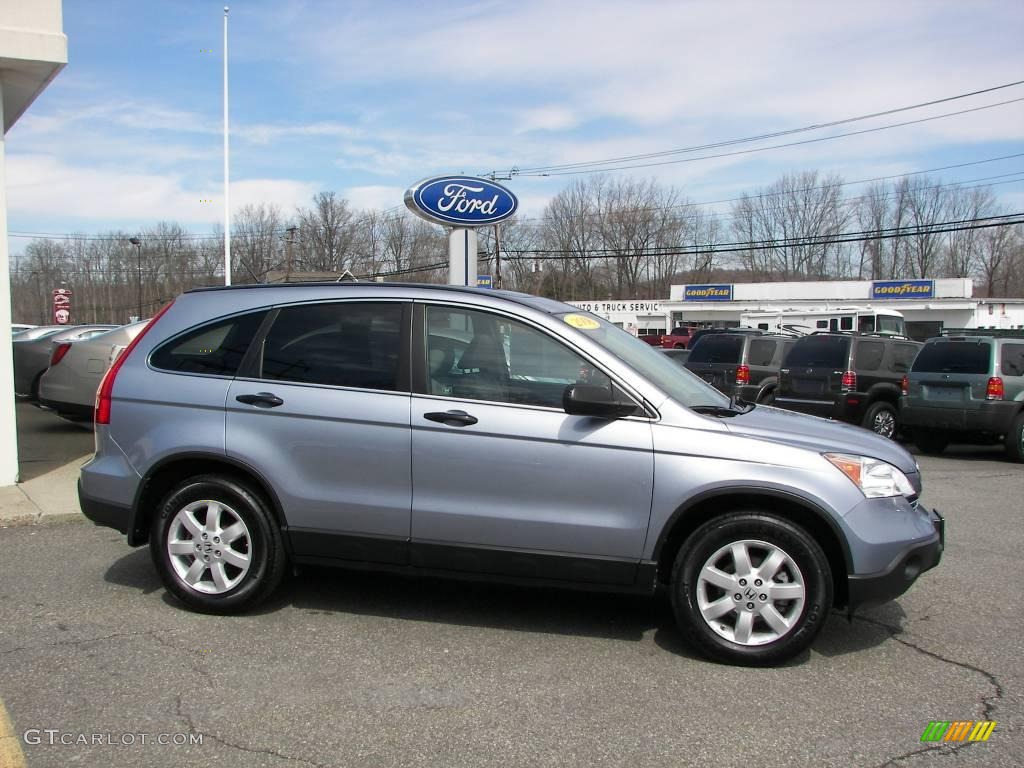 2008 CR-V EX 4WD - Glacier Blue Metallic / Gray photo #18