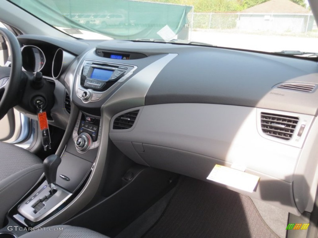 2013 Elantra Coupe GS - Blue Sky Metallic / Gray photo #16