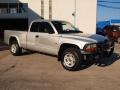 2001 Bright Silver Metallic Dodge Dakota SLT Club Cab 4x4  photo #1