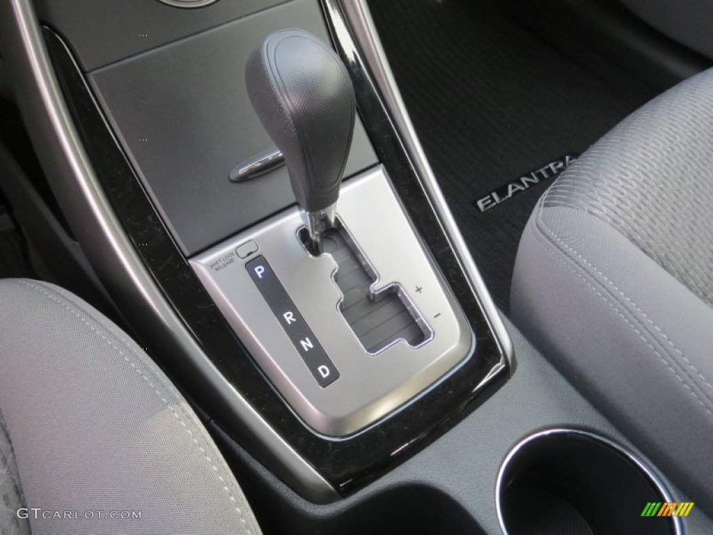 2013 Elantra Coupe GS - Blue Sky Metallic / Gray photo #24