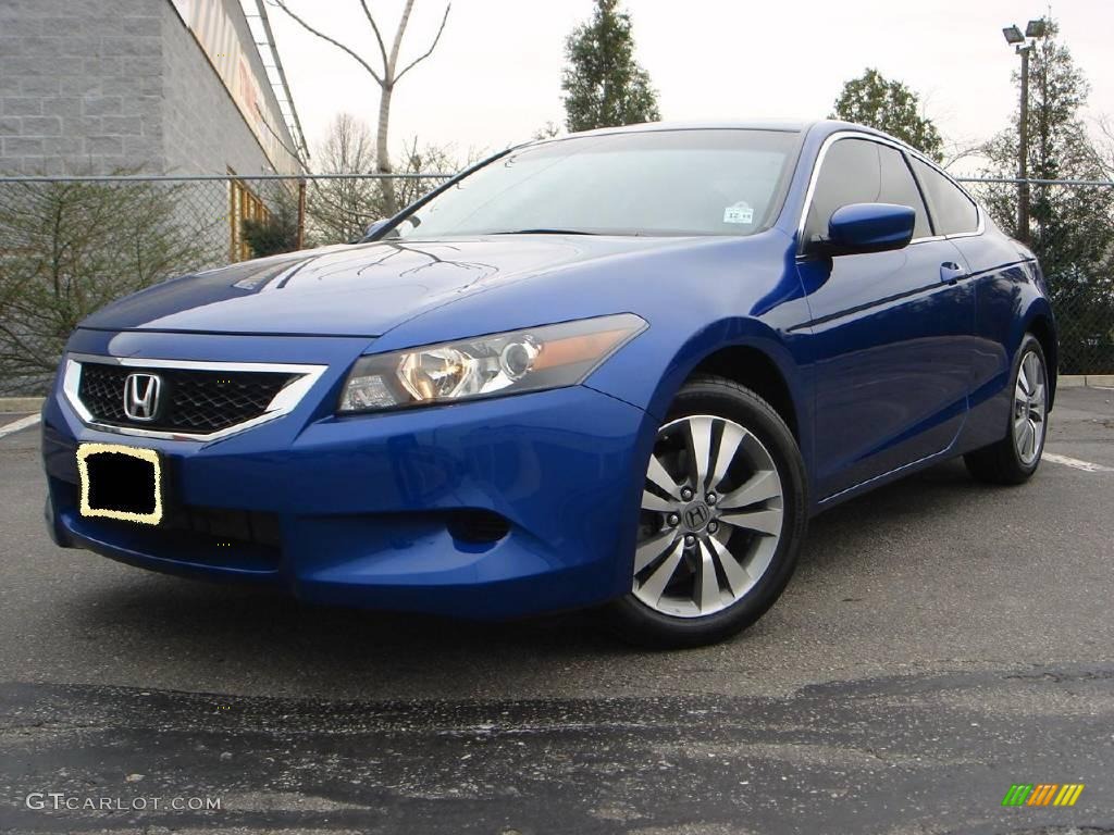 2009 Accord EX-L Coupe - Belize Blue Pearl / Black photo #1