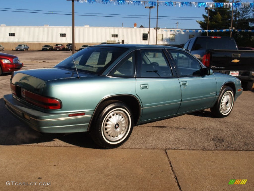 Medium Maui Blue Metallic 1993 Buick Regal Custom Sedan Exterior Photo #74132584