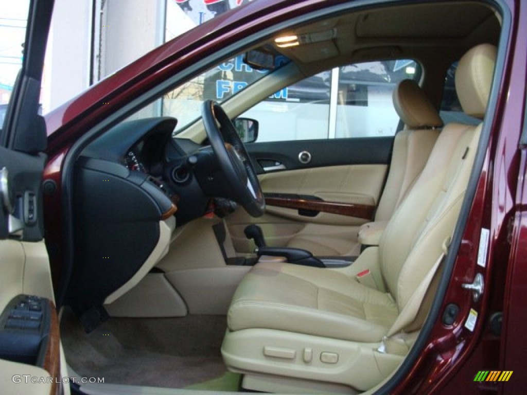 2011 Accord EX-L V6 Sedan - Basque Red Pearl / Ivory photo #7