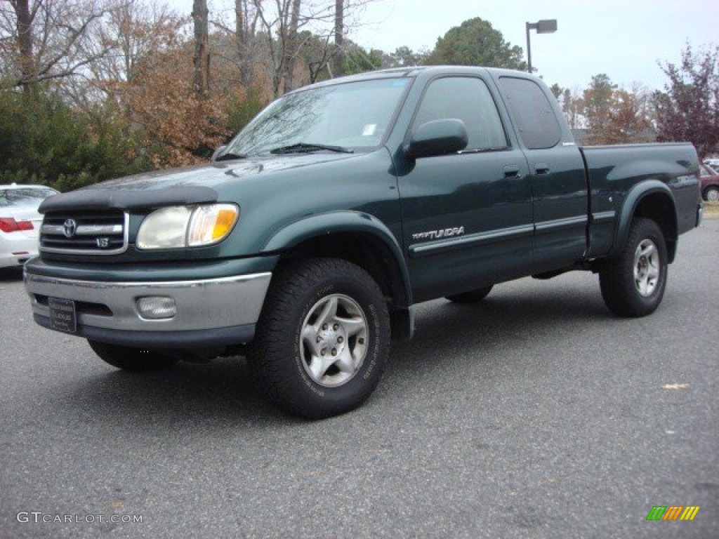 Imperial Jade Green Mica 2002 Toyota Tundra Limited Access Cab 4x4 Exterior Photo #74133697
