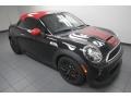 2013 Midnight Black Metallic Mini Cooper John Cooper Works Coupe  photo #6