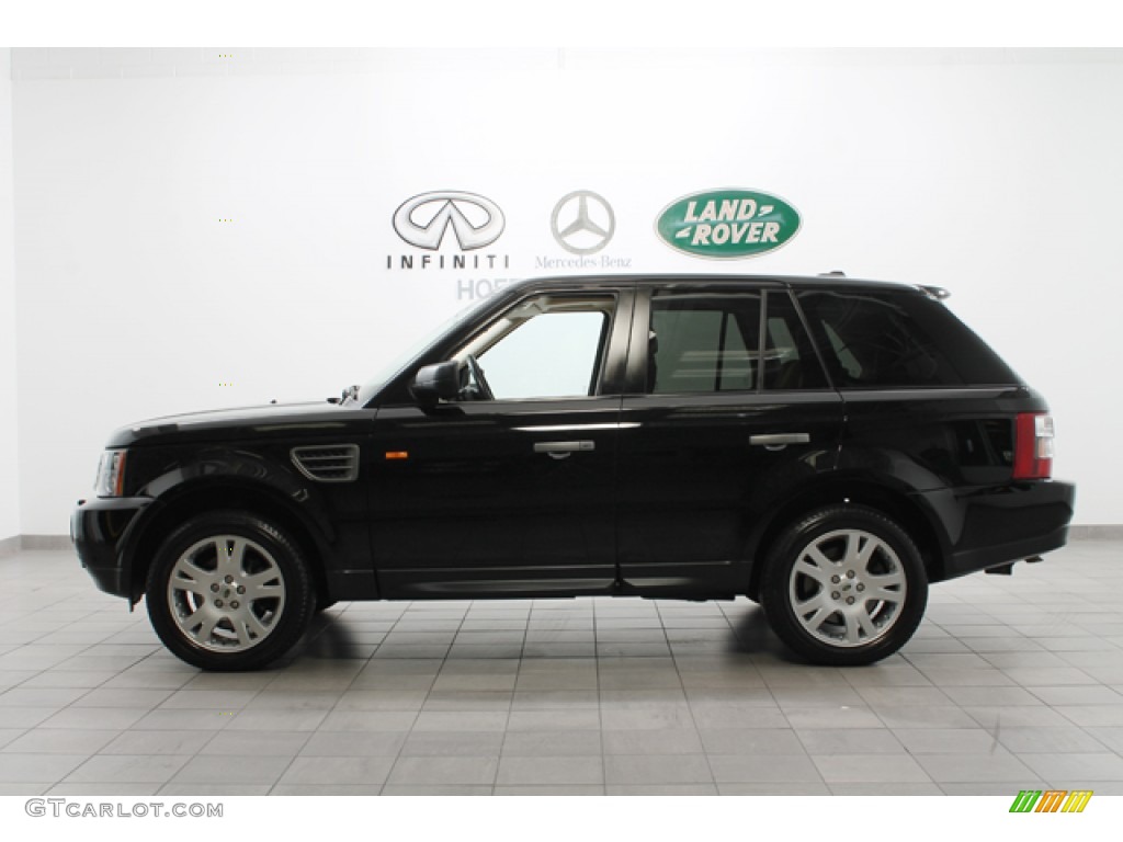 2006 Range Rover Sport HSE - Java Black Pearlescent / Alpaca Beige photo #2