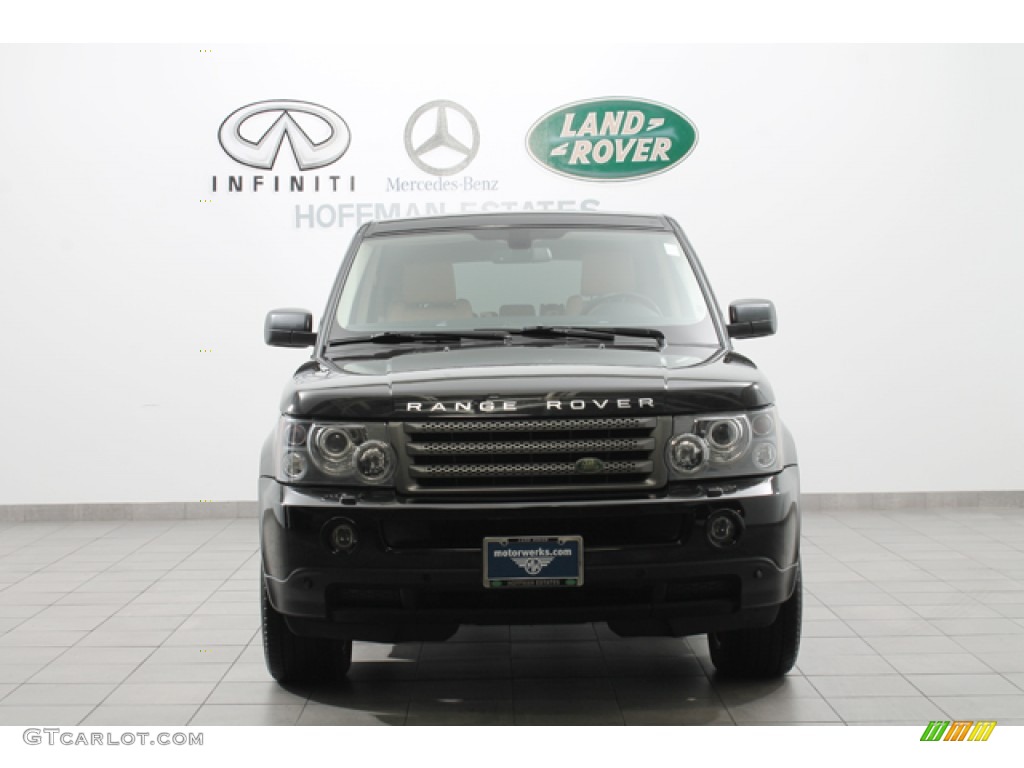 2006 Range Rover Sport HSE - Java Black Pearlescent / Alpaca Beige photo #3
