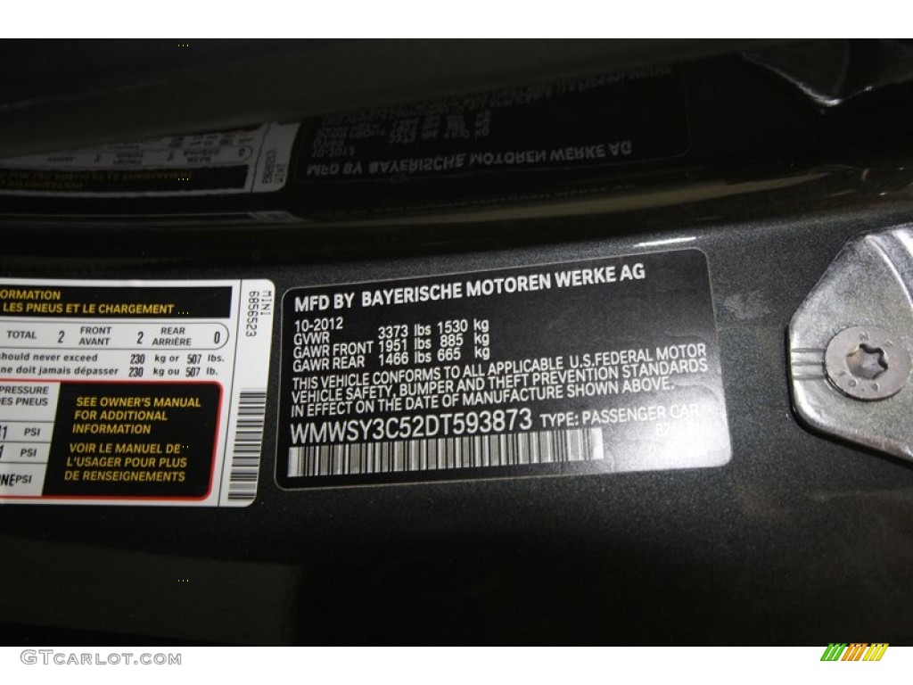 2013 Cooper S Roadster - Eclipse Gray Metallic / Carbon Black photo #9