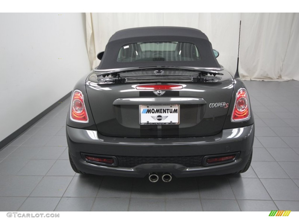 2013 Cooper S Roadster - Eclipse Gray Metallic / Carbon Black photo #11
