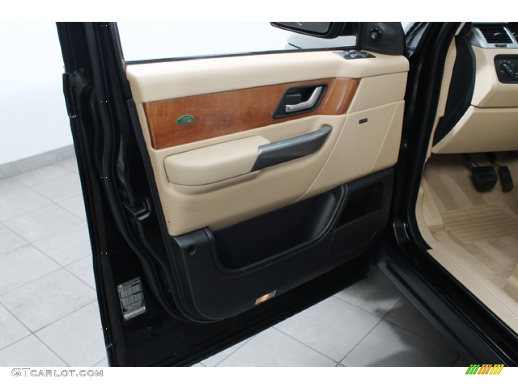 2006 Range Rover Sport HSE - Java Black Pearlescent / Alpaca Beige photo #16