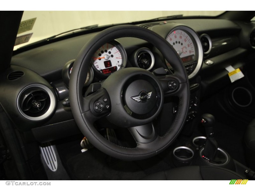 2013 Cooper S Roadster - Eclipse Gray Metallic / Carbon Black photo #24