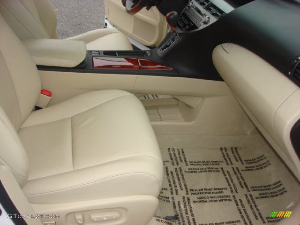 2010 RX 350 - Aurora White Pearl / Parchment/Brown Walnut photo #16