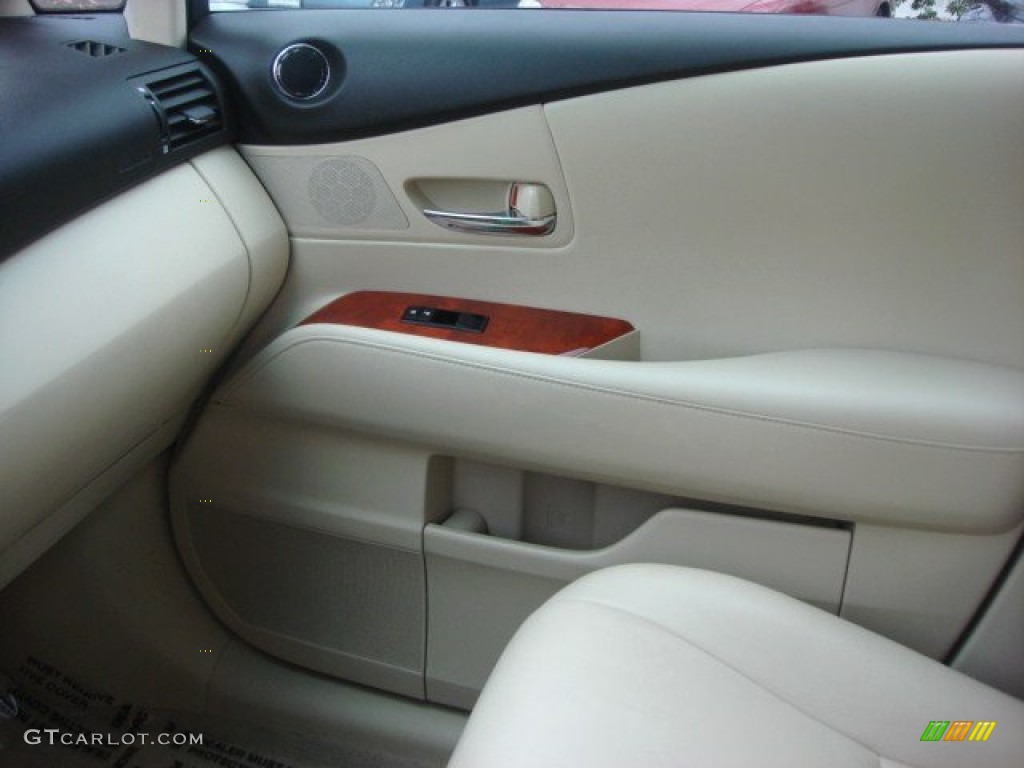 2010 RX 350 - Aurora White Pearl / Parchment/Brown Walnut photo #23